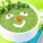 Green peas & Lettuce soup